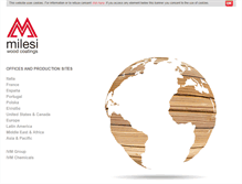 Tablet Screenshot of milesi.com